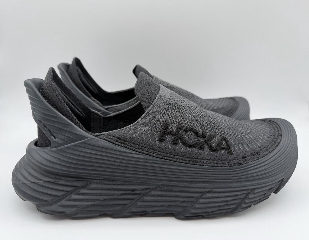 Hoka Restore TC Slip On Recovery Unisex Shoe Women's Size 10 Men’s Size 9 Black